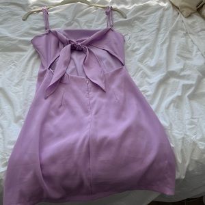 Purple mini dress